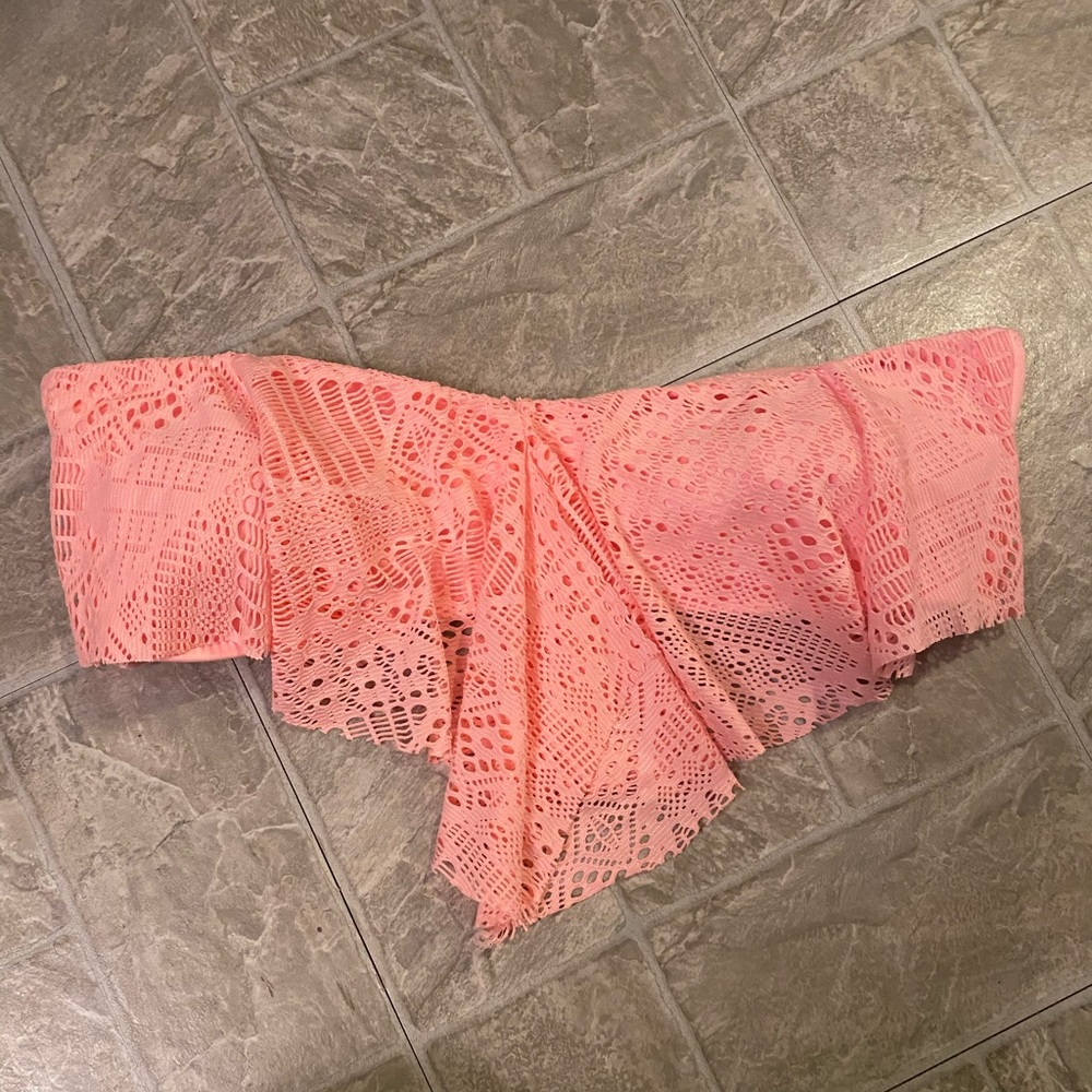 Pink bathing suit top